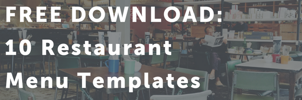 Email header | Menu Restaurant Templates