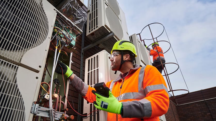 Integrated payments for field service software