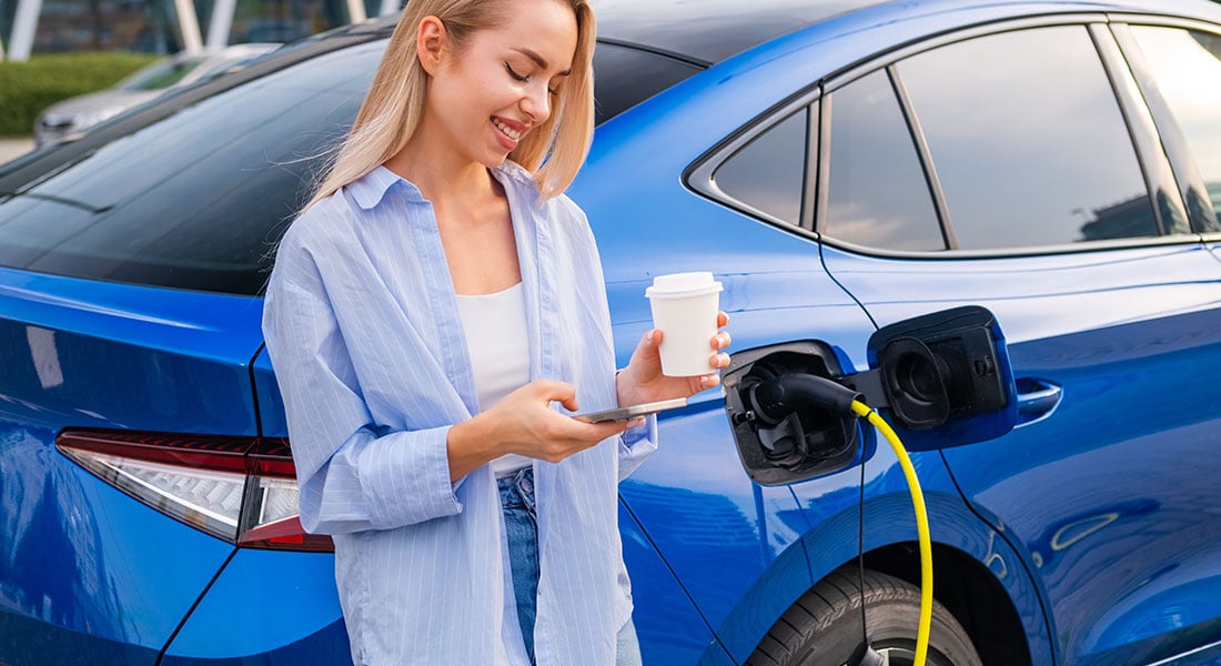 smartphone ev charging