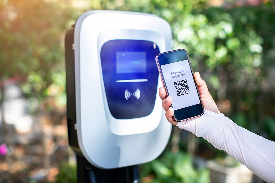 ev charging payment accepted here