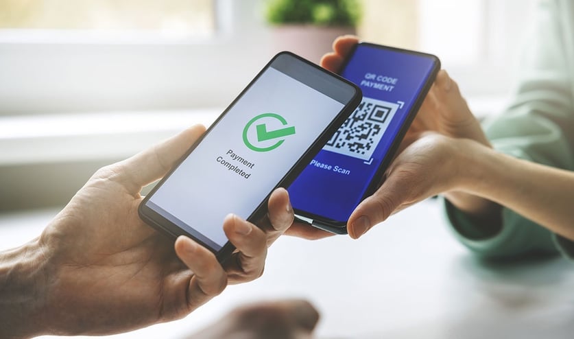 mobile to mobile QR code payment