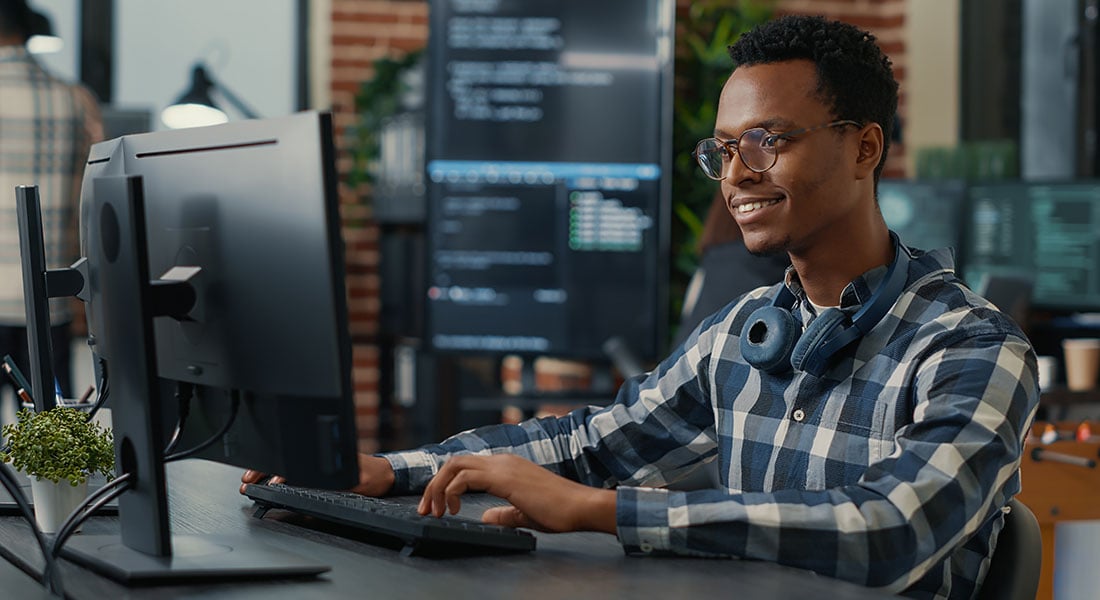 software developer working on a payment integration